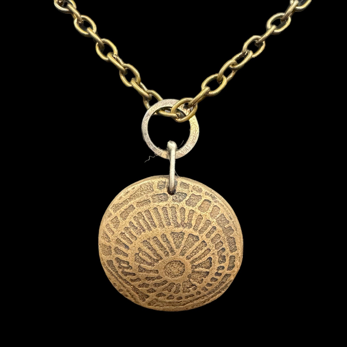 Savannah ~ Bronze Urn Necklace