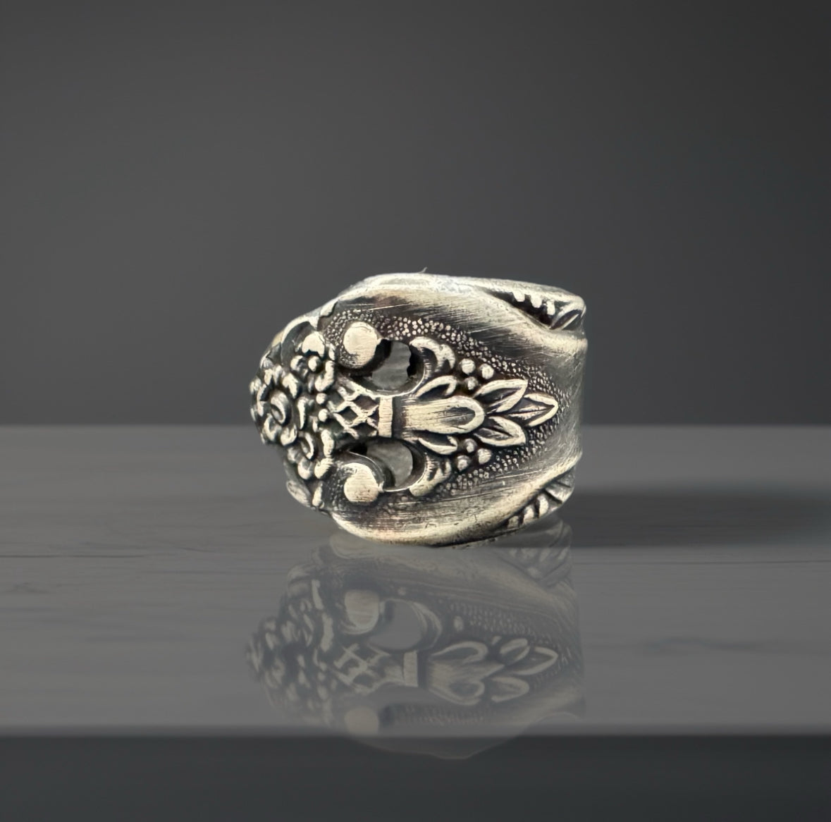 Silver Plate Spoon Ring
