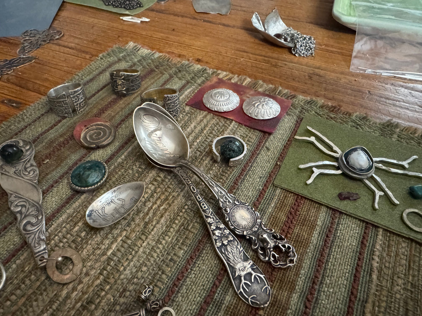 Custom Sterling Silver Ring & Keychain