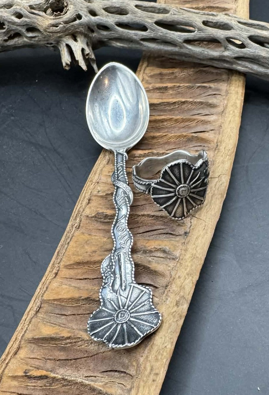 Sterling Silver Spoon Ring ~ "From the Hub"