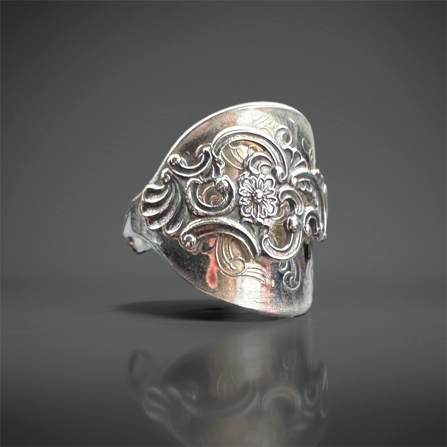 Debbie ~ Custom Sterling Silver Spoon Ring