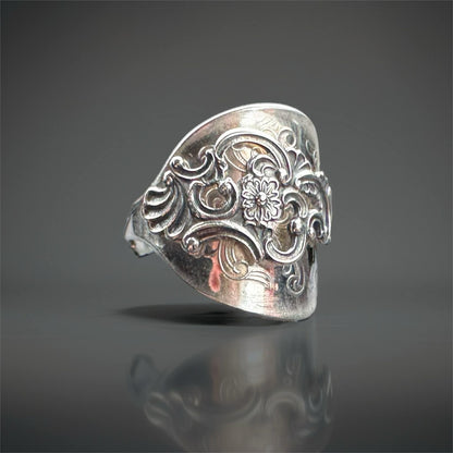 Debbie ~ Custom Sterling Silver Spoon Ring