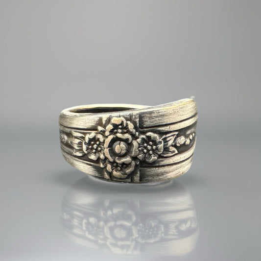 Silver Plate Spoon Ring ~ "Triumph"