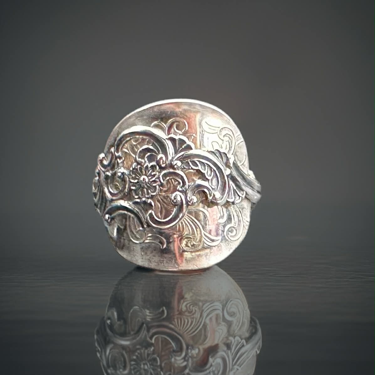 Debbie ~ Custom Sterling Silver Spoon Ring
