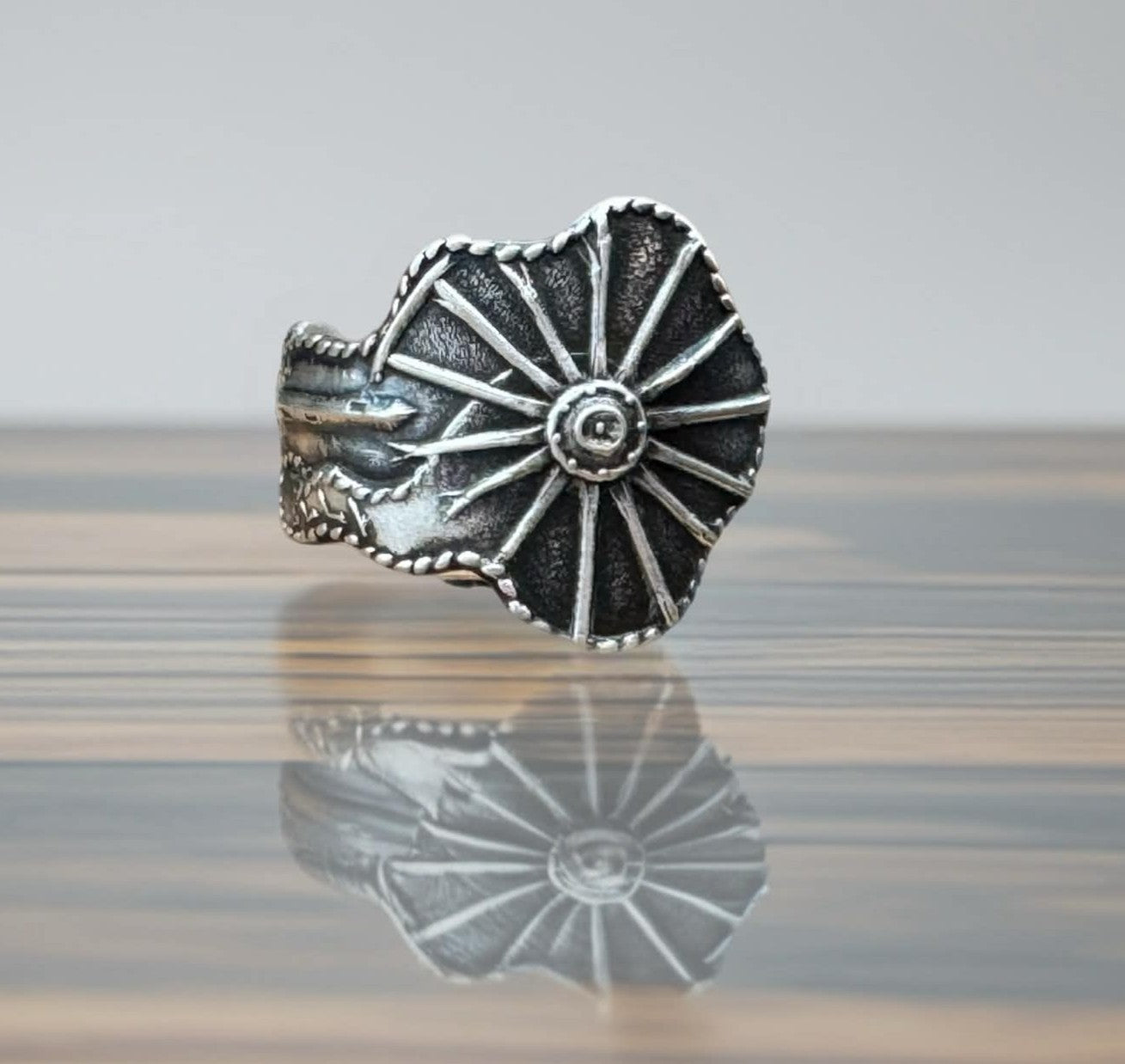 Sterling Silver Spoon Ring ~ "From the Hub"