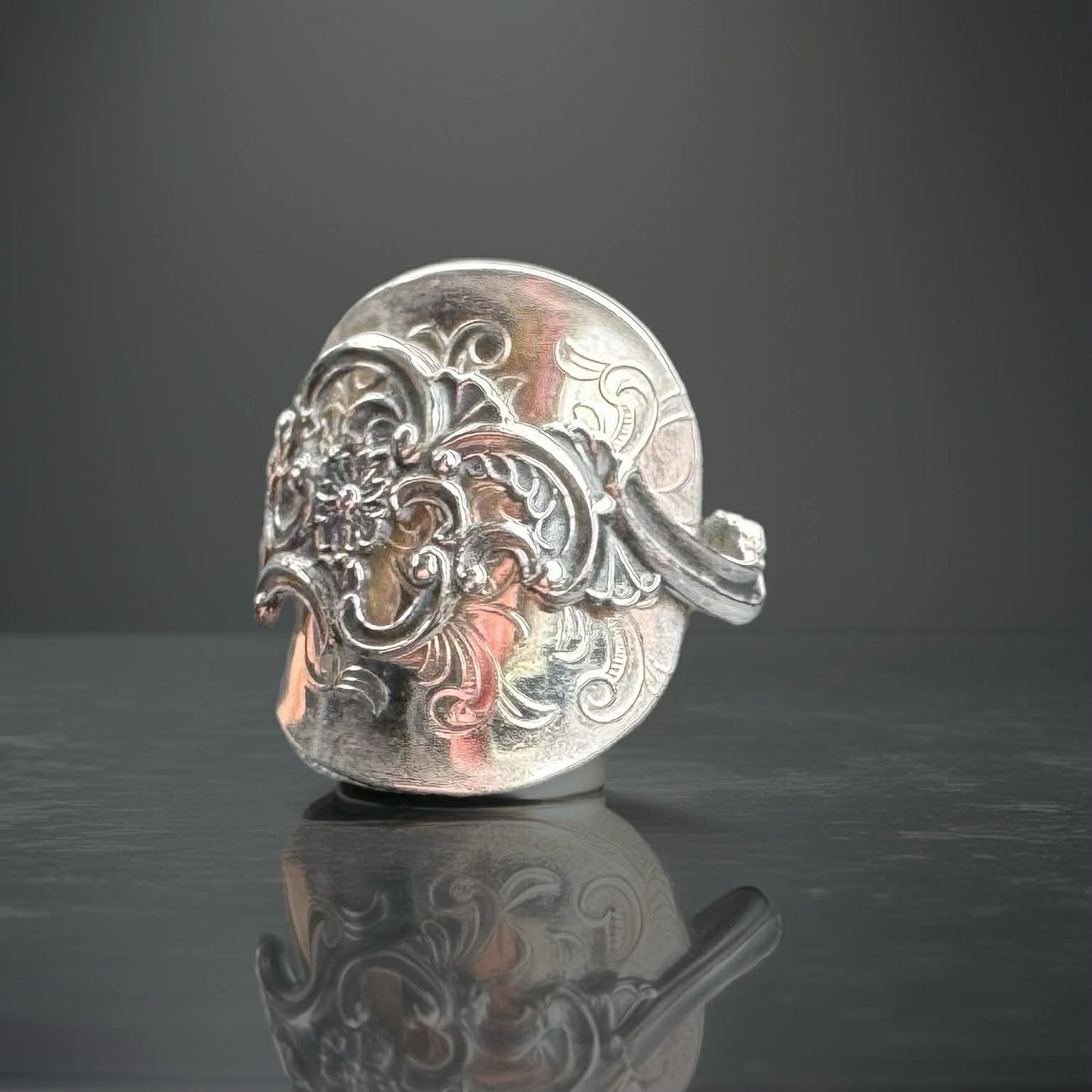Debbie ~ Custom Sterling Silver Spoon Ring